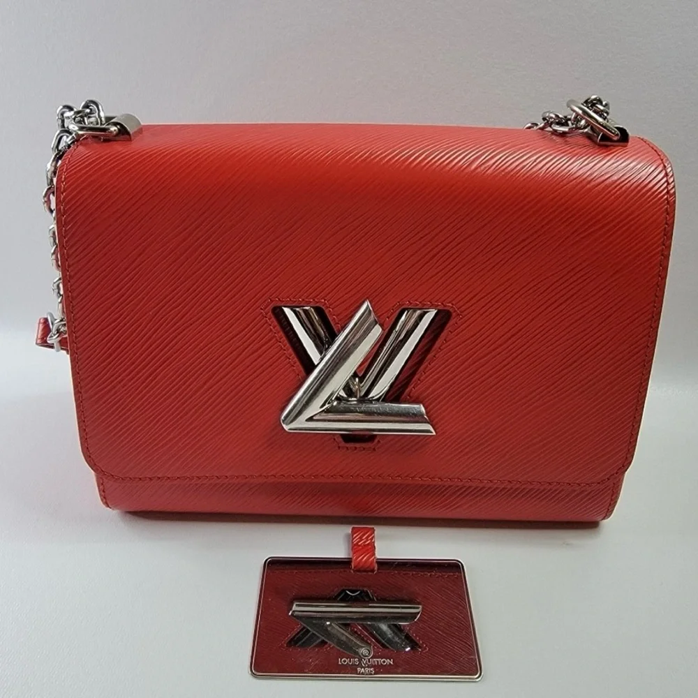Louis Vuitton Twist Epi Leather Scarlet Crossbody Bag Full Inclusion (Box/Dusty) - Picture 17 of 17